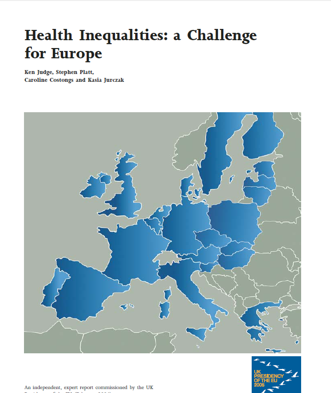 Health inequalities a challenge for Europe